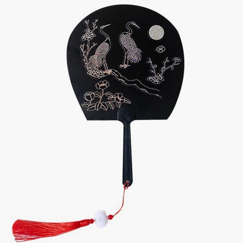 민화그림 자개스티커 부채만들기(5세트)