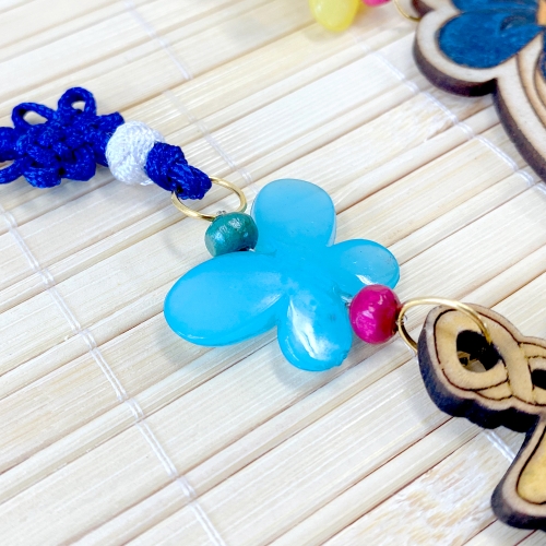 전통공예 나비비즈복주머니 노리개세트(혼합3세트)