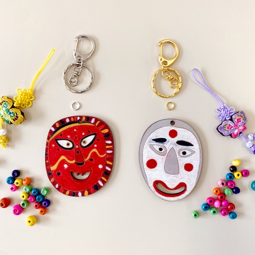 전통공예 전통탈 나비매듭 키링만들기(혼합3세트)