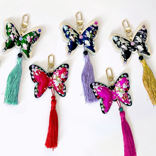 전통공예 비단나비 키링 노리개만들기(혼합5세트)