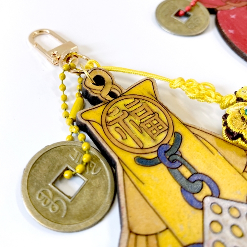 전통 복주머니 엽전 키링만들기(3종세트)