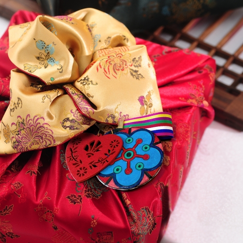 전통 문양 나무비즈 색동 키링만들기(3세트)