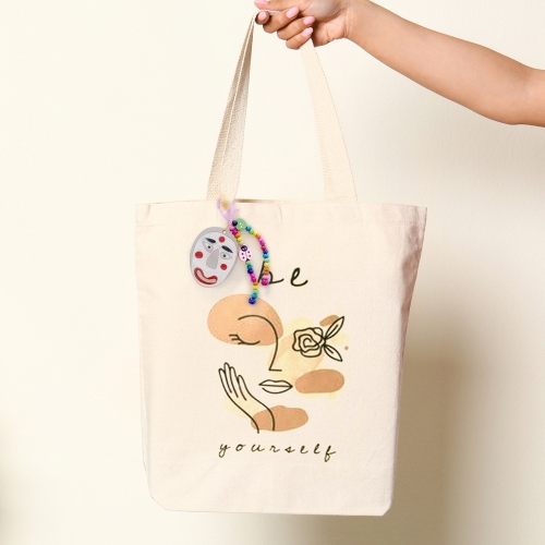 전통공예 나무전통비즈(전통탈3세트) 키링만들기