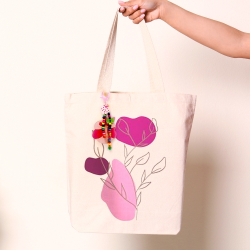 전통공예 나무전통비즈(부채3세트) 키링만들기