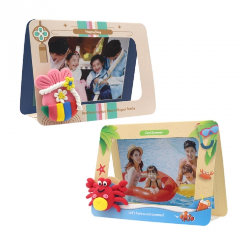 클레이 포토 액자 (2개입)