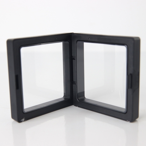 메이크문구 랩투명액자 7*7 검정