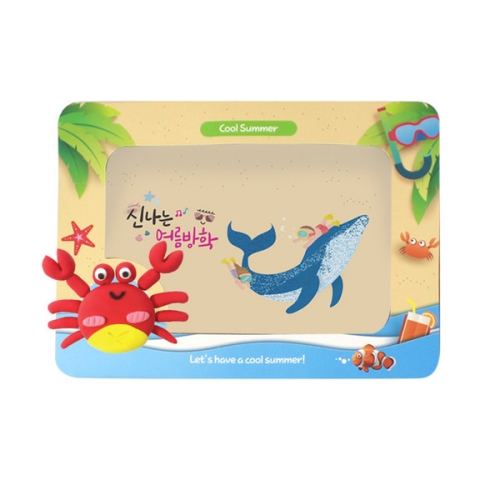 클레이 포토 액자 (2개입) 6종 택1 - 5인용