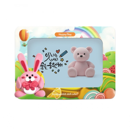 클레이 포토 액자 (2개입) 6종 택1 - 5인용