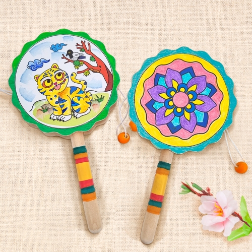 [탑키드] 호작도 민화 전통놀이 흔들이북 꾸미기