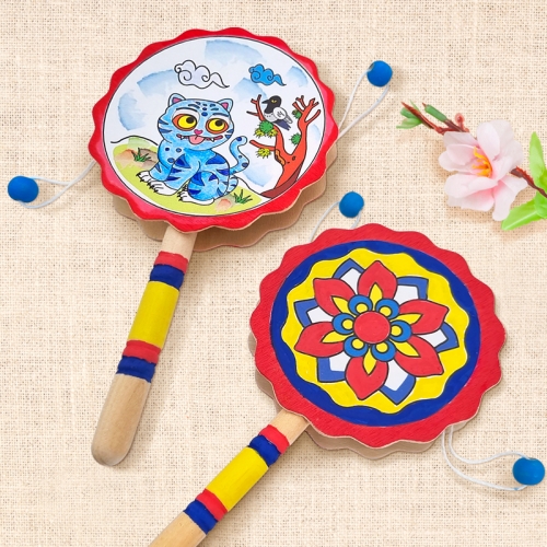 [탑키드] 호작도 민화 전통놀이 흔들이북 꾸미기