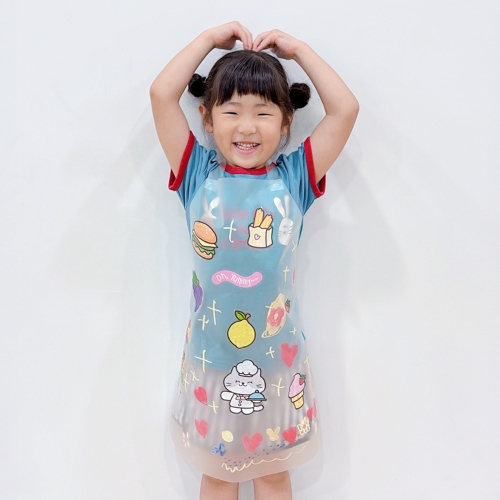 [오늘놀이] 다용도 반투명 방수 앞치마(2종 택1/우레탄 재질/KC인증)