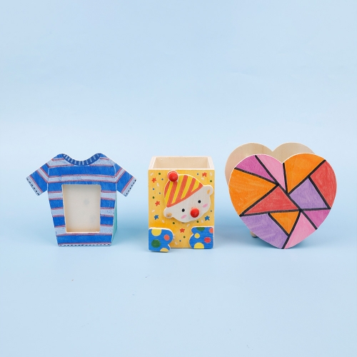 [대원피앤피] 나무 연필꽂이(3종 택1/정리함/펜홀더)