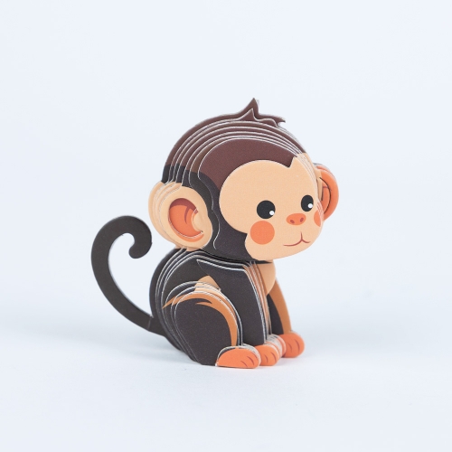 [캐스비]아트스쿨 팝피입체만들기 정글동물5종(1213set) (종류 선택 가능)