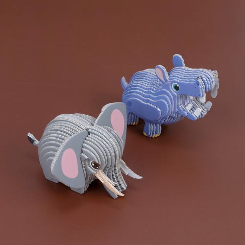 [캐스비]아트스쿨 팝피입체만들기 정글동물5종(1213set) (종류 선택 가능)