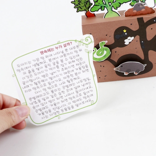 메이크문구 DIY740 땅속동식물만들기