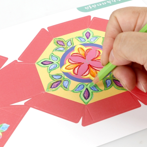 메이크문구 DIY758 전통만다라팔각함만들기