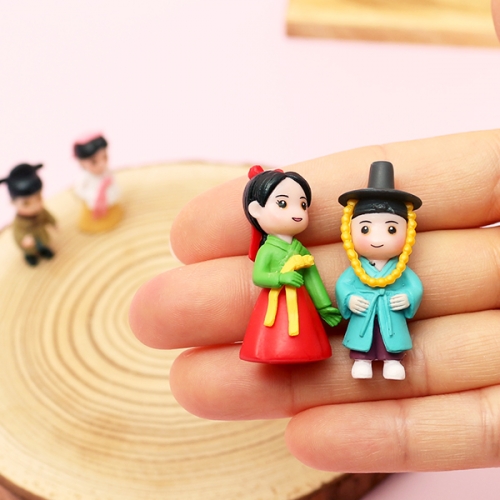 전통의상 랩 투명 액자 꾸미기