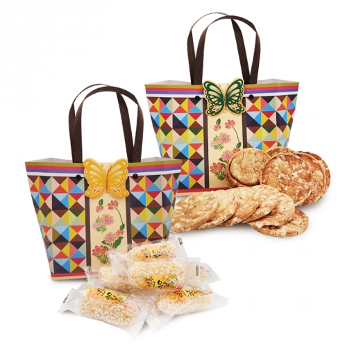 조각보 전통 가방