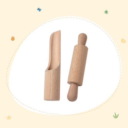 [루시키드]흙놀이 나무밀대 2종