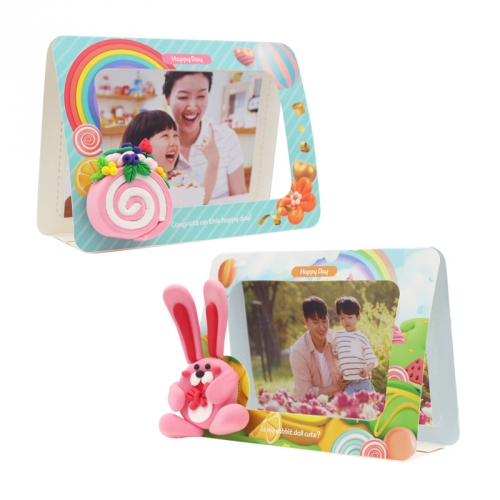 클레이 포토 액자 단품 (50개입)