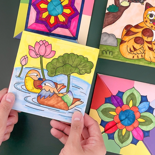 [오늘놀이] 우리나라 전통놀이 패키지 6종 세트(보관 파우치/펠트 스티커 포함/KC인증)