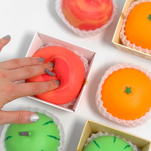 과일 말랑이 스퀴시 주물럭 (3개)