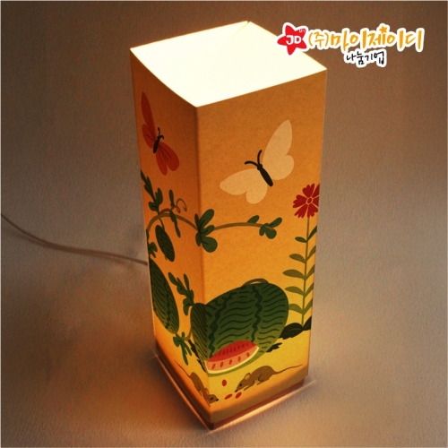 DIY 한국 민속 민화 설 추석 명절 한류 만들기 LED 꿈꾸는 무드등 램프 색칠하기