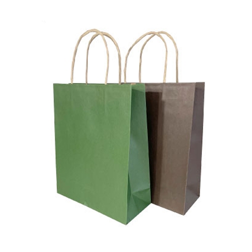 칼라 크라프트 쇼핑백 소 6매입 (2개)