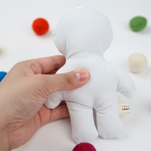 [오늘놀이] 나만의 패브릭 인형 키링 만들기(액세서리/스케치 도안 포함/KC인증)