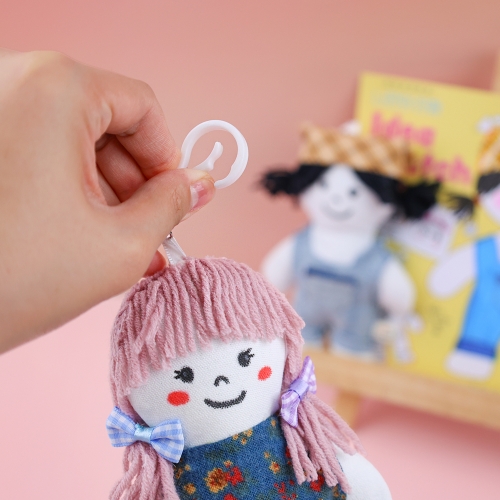 [오늘놀이] 나만의 패브릭 인형 키링 만들기(액세서리/스케치 도안 포함/KC인증)