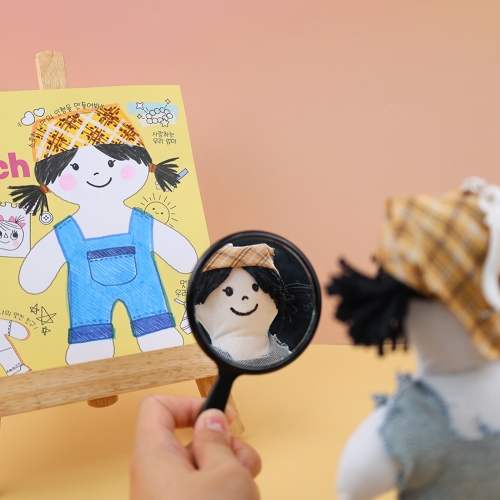 [오늘놀이] 나만의 패브릭 인형 키링 만들기(액세서리/스케치 도안 포함/KC인증)