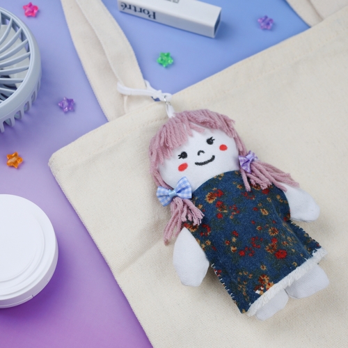 [오늘놀이] 나만의 패브릭 인형 키링 만들기(액세서리/스케치 도안 포함/KC인증)