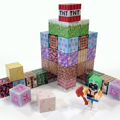 픽셀 자석 블럭 36pcs (랜덤 2개)