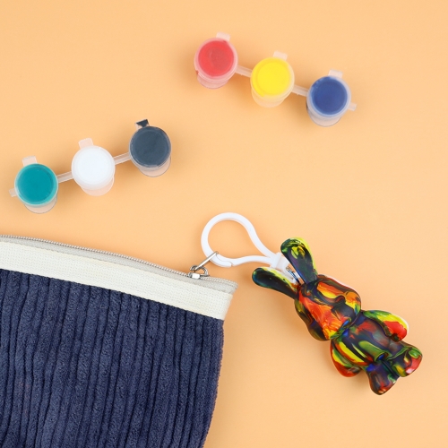 [오늘놀이] 푸어링 아트 키링 꾸미기(2종 택1/참여수업/아크릴 물감 포함)