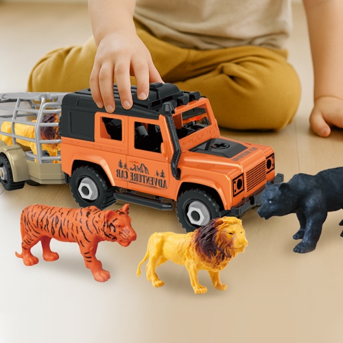 동물 운반 캐리어 자동차 공구놀이 장난감