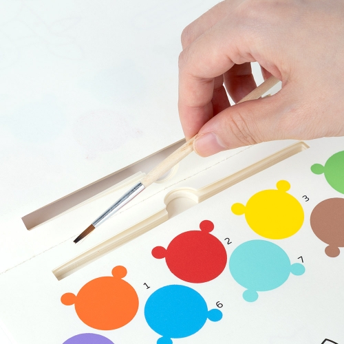 [리틀호안미로]물감색칠북 공룡친구들, 정글친구들, 바다친구들(JA97014외) (종류 선택 가능)