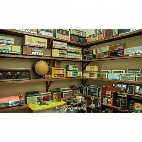 [파티붕붕]D4894 시장놀이 현수막 / 어린이집 유치원 텔레비전 라디오 체험 포토존 현수막 제작