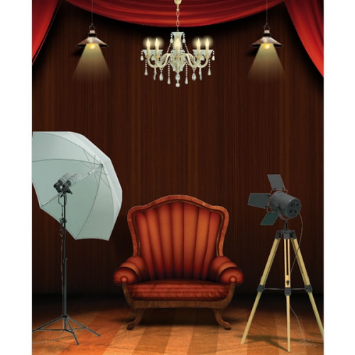 [파티붕붕]D3526 레트로 현수막 / 사진관 현수막 어린이집 유치원 시장놀이 포토존