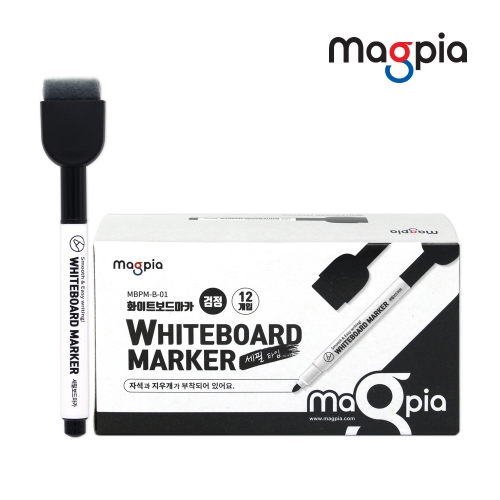 [마그피아] 화이트보드용 보드 마카펜 12개입