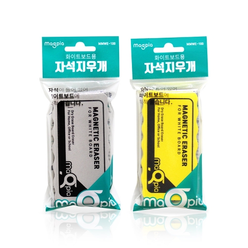 [마그피아] 화이트보드용 자석지우개 1개입 2종 택1