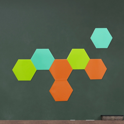 [마그피아] 미니 육각헥사보드 12개입 고무자석 메모보드