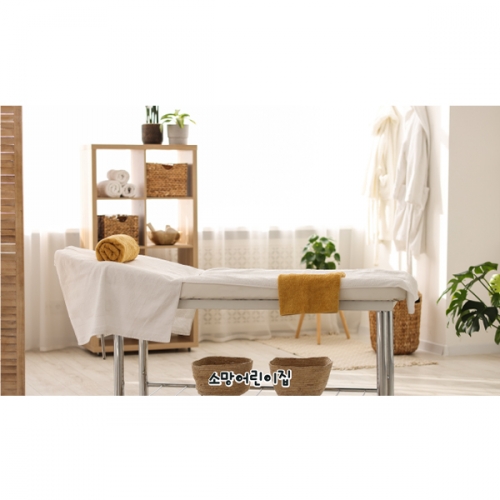 [파티붕붕]D6027 시장놀이 현수막 / 어린이집 유치원 마사지 뷰티샵 현수막 침대 배경 포토존