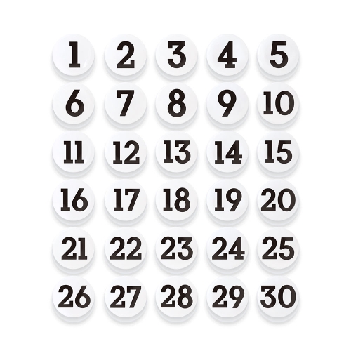 [마그피아] 원형 숫자자석홀더 중형 1~100까지 택1