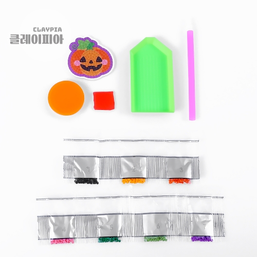 할로윈 보석십자수 스마트톡 만들기