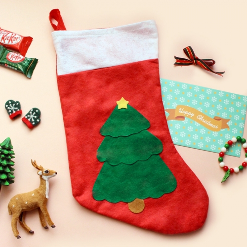 크리스마스 빅산타양말 1p