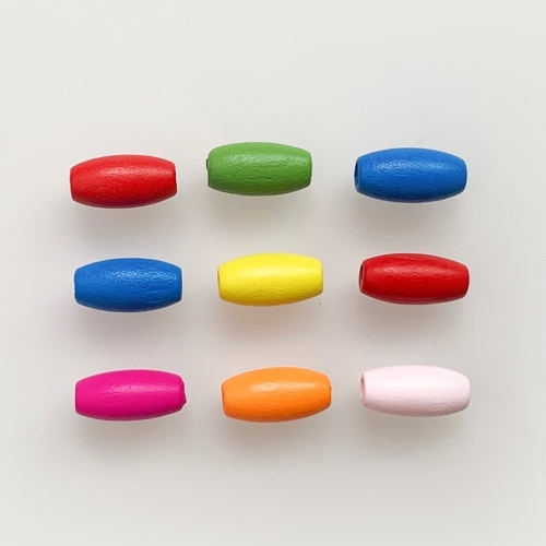 [대원피앤피] 나무 비즈 타원 중(부자재/비즈공예)