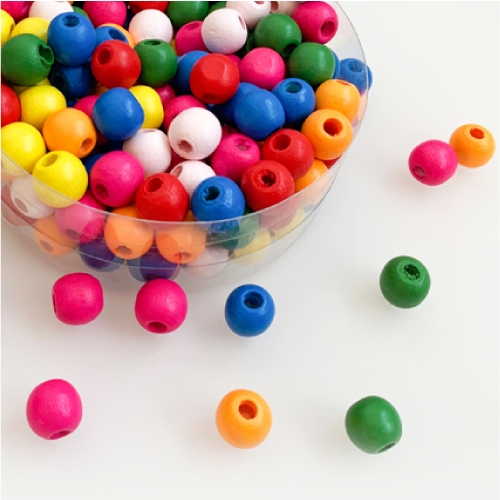 [대원피앤피] 나무 비즈 원 소(2종 택1/부자재/비즈공예)