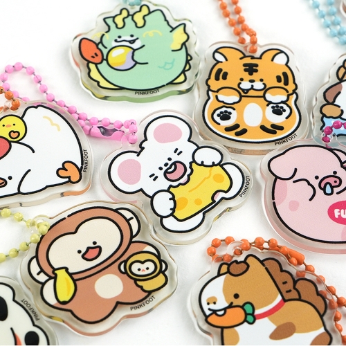 12간지 랜덤 아크릴 키링 5탄 (60개)