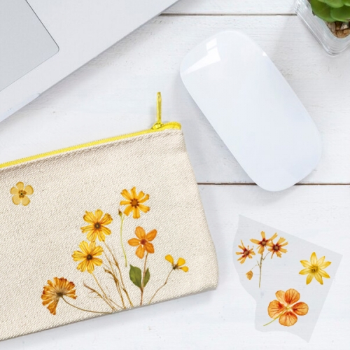 [탑키드] 패브릭 데코 압화 판박이 스티커 필통 만들기