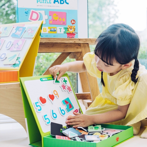 [아리아띠] 매칭퍼즐 자석글자 3종 택1 한글 숫자 영어